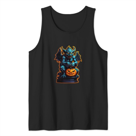 Discover Halloween Gargoyle Monster Tank Tops