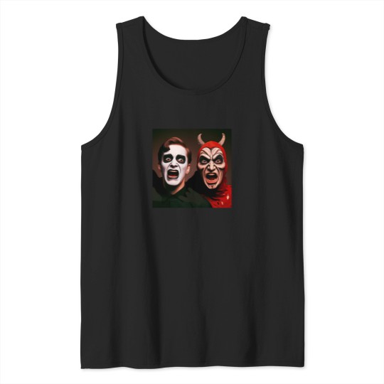 Discover Two Faces In Exposed Terror 2706 Tank Tops