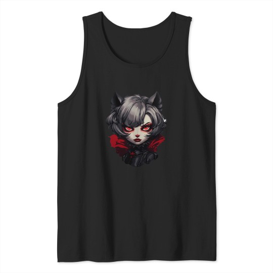 Discover QuirkyKitty Freakette EccentricCharm Tank Tops