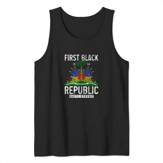 Discover Haiti-Haitian-Flag-Pride-T-Shirt Tank Tops