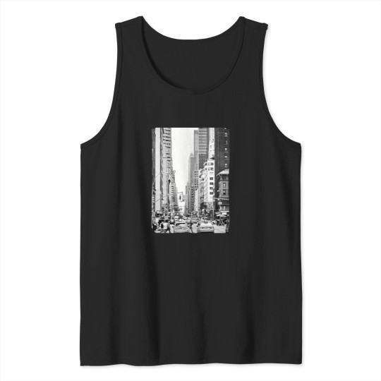 Discover New York Streets Streets New York Black And White Streets 1296 Tank Tops