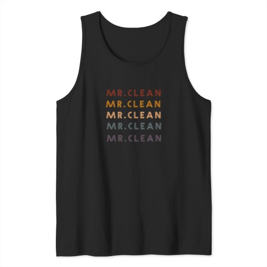Discover 8008-Mr.-Clean-Retro-T-Shirt Tank Tops