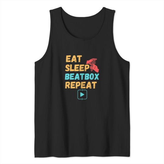 Discover Eat Sleep Beatbox Repeat (7) Tank Tops