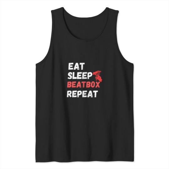 Discover Eat Sleep Beatbox Repeat (5) Tank Tops