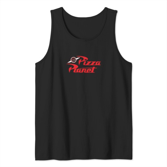 Discover Pizza-Planet-Logo T-Shirt Tank Tops