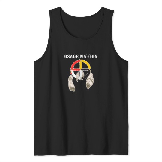 Discover Osage Nation Indian Medicine Wheel T-Shirt Tank Tops