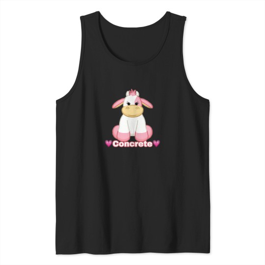 Discover Webkinz Pink Concrete Cow Meme  Sticker 5145 Tank Tops