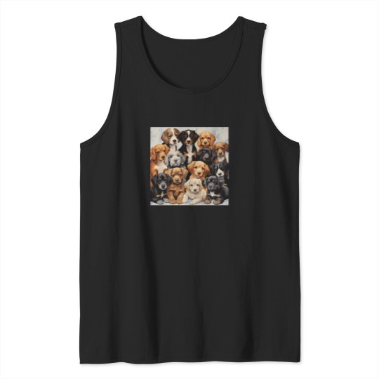 Discover A-Lot-Of-Puppies T-Shirt Tank Tops