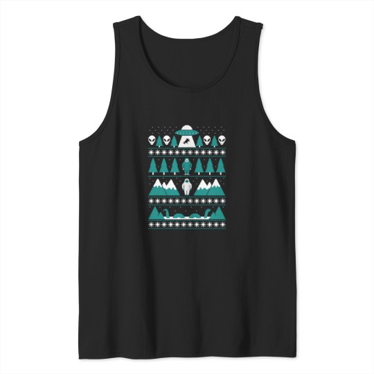 Discover Paranormal Christmas Sweater Tank Tops