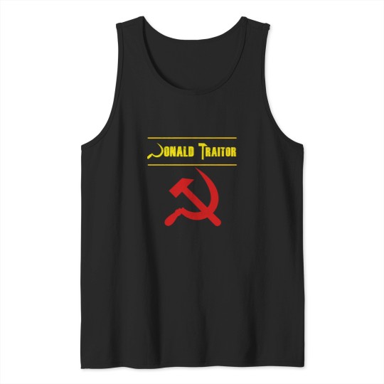 Discover Anti Trump Treason Summit Tre45on Traitor Trump, Putin Hammer &amp_ Sickle Tank Tops