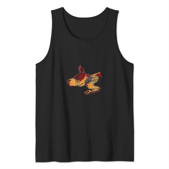 Discover Sleepy Puppy Sketch Tank Tops