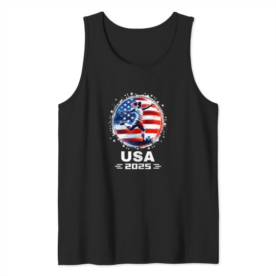 Discover Womens Soccer American Flag Soccer Apparel Soccer 2025 Tank Tops