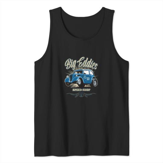 Discover Ford1 Pop Hot RodCar Dragster Active Tank Tops
