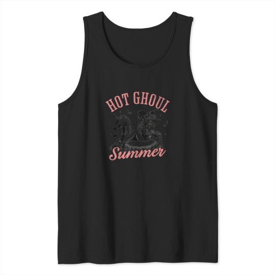 Discover Women Funny Halloween Hot Ghoul Summer Summerween Tank Tops