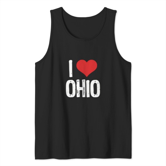 Discover I-Love-Ohio T-Shirt Tank Tops