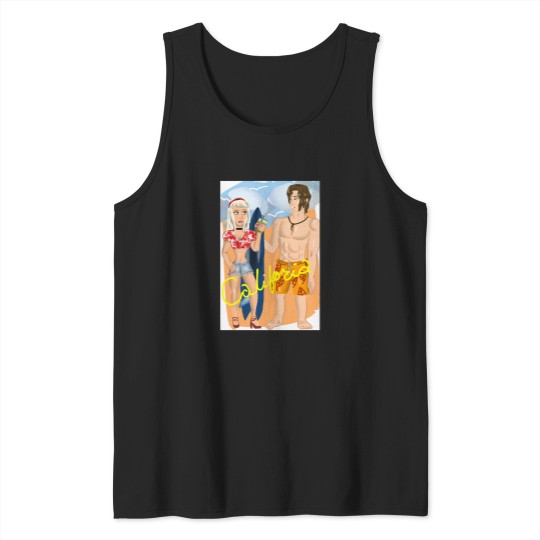 Discover California-Couple-(Human-States-150) T-Shirt Tank Tops