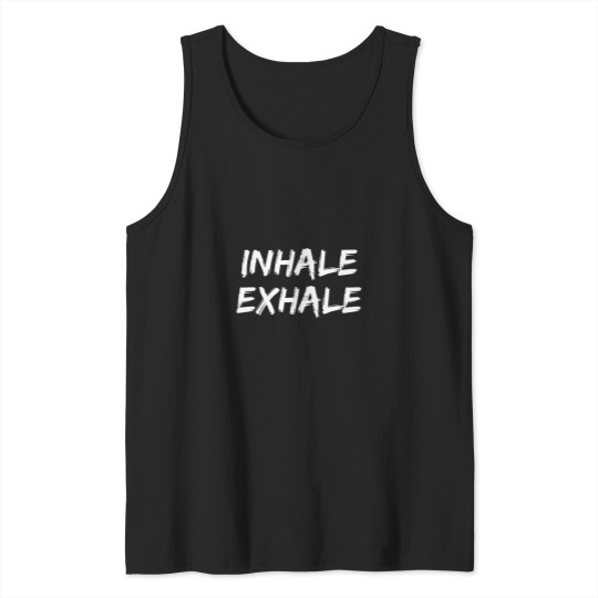 Discover INHALE EXHALE - BREATHE - The Prodigy [White] Tank Tops