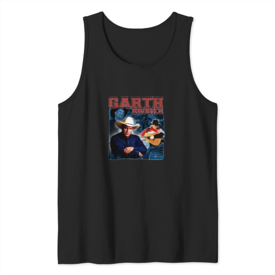 Discover Retro Truth About Garth Brooks Tribute Vintage Bootleg Design Tank Tops