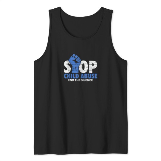 Discover Stop-Child-Abuse-Child-Abuse-Prevention-Awareness-Pinwheel-T-Shirt Tank Tops