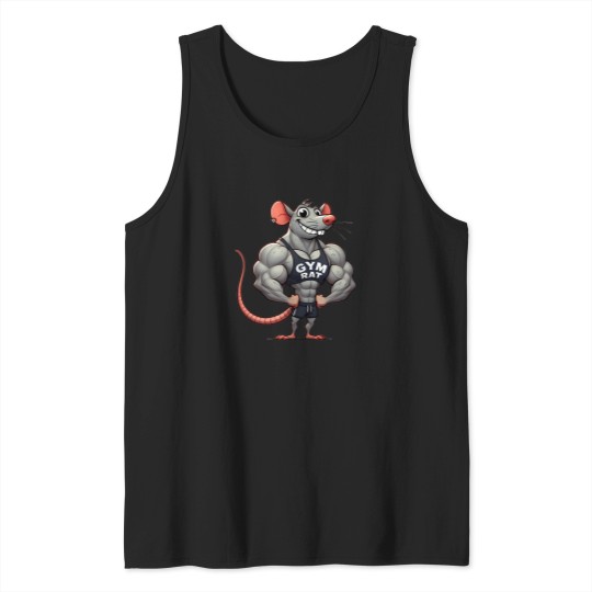 Discover Funny-Muscular-Gym-Rat T-Shirt Tank Tops
