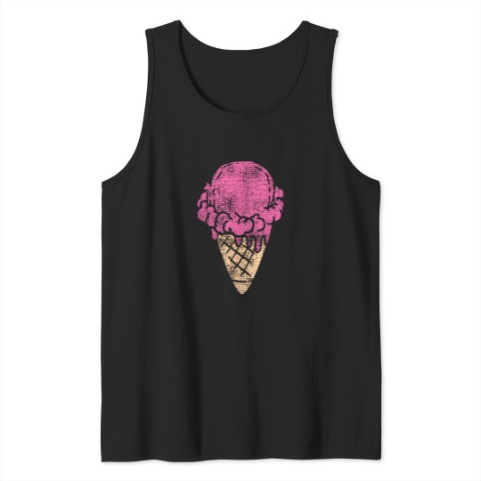 Discover Ice-Cream-Strawberry-Gift-T-Shirt Tank Tops
