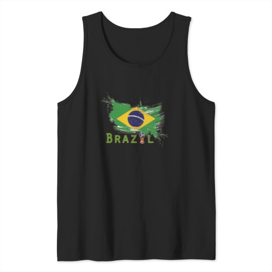 Discover Brazil 2018 FIFA World Cup Brazilian Football Confederation CBF Tank Tops