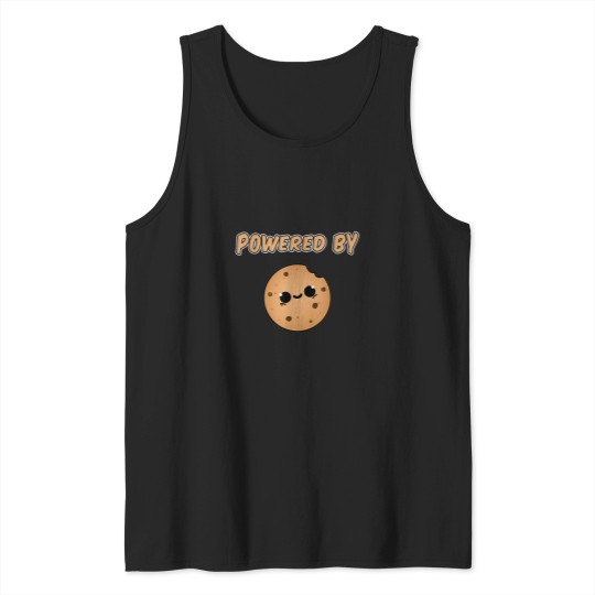Discover Powered By Chocolate Cookies Tank Tops