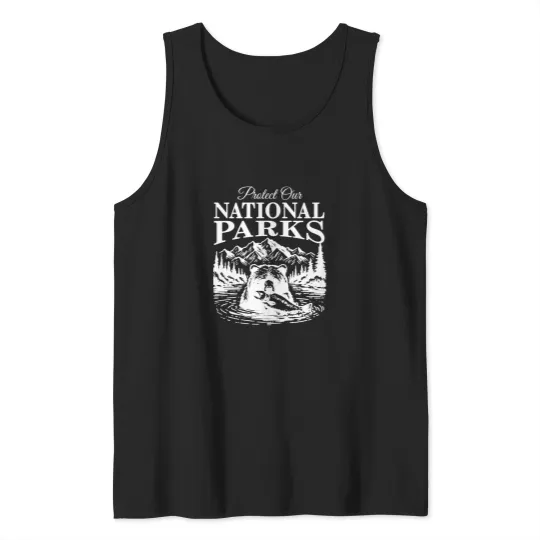 Discover Support National Parks - Subtle Anti Trump Tank Tops