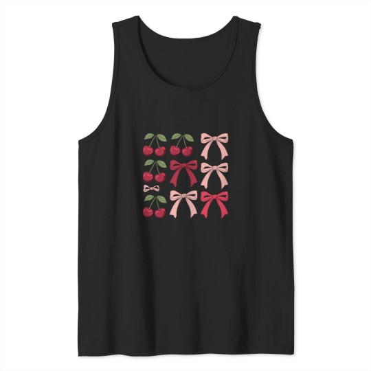 Discover Bows And Cherries skeleton bike160png Tank Tops