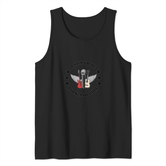 Discover Born To Be Rock and Roll Gifts Women Boys Men Girlss Tank Tops