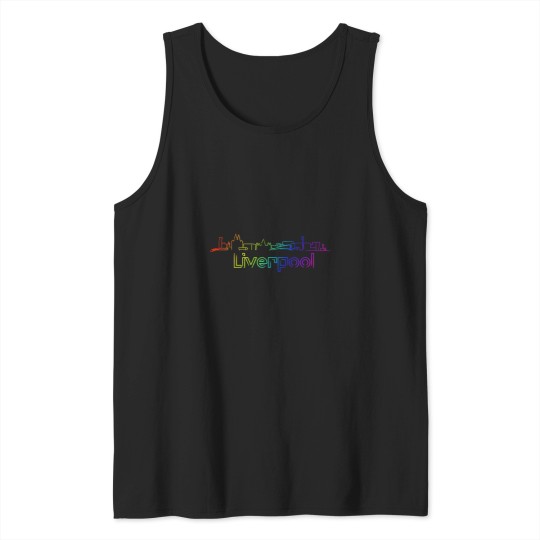 Discover Skyline Rainbow Waterfront Tank Tops