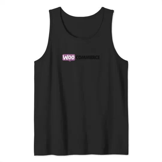 Discover Woocommerce Horizontal Logo Sticker - Personalize Your Store And Showcase Your Style Tank Tops
