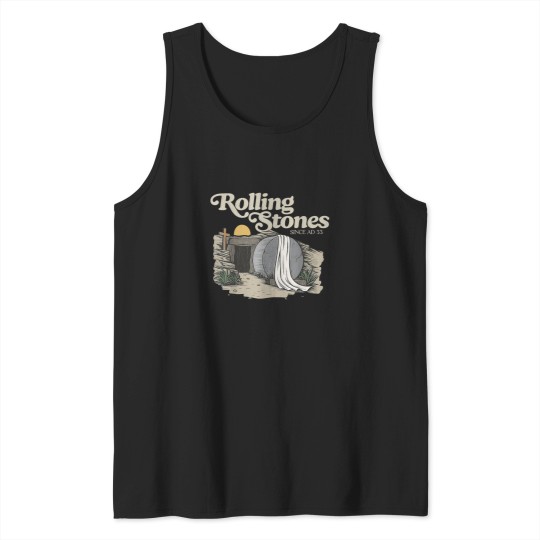 Discover the tone wa rolled away he i alive retro chritian eater 15 Tank Tops