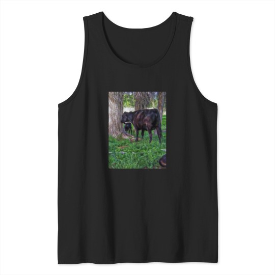 Discover Cow and Calf Unders Cottonwoods Tank Tops