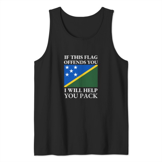 Discover if this flags offends you i will help you pack Tank Tops