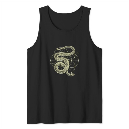 Discover The Dharma Store Sacred Geometry Seed Of Life Snake Tank Tops