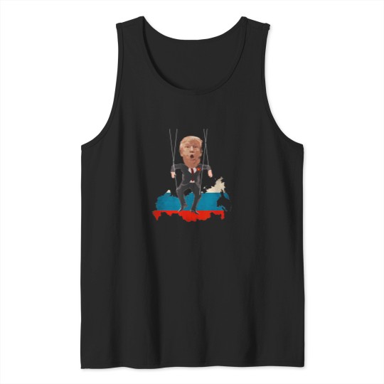 Discover Not-My-President---Donald-Trump-Is-A-Russian-Puppet-T-Shirt Tank Tops