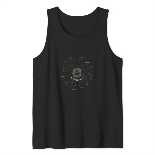 Discover Horoscope Constellations - Astrology Horoscope Gifts - Astrology Gift Tank Tops