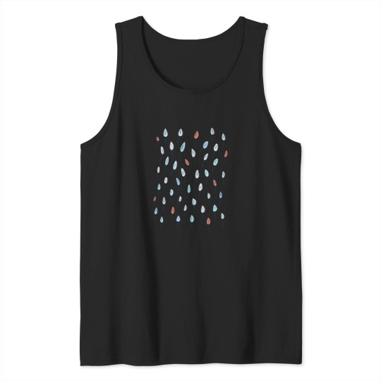 Discover Colorful Abstract Leaves Doodle Tank Tops