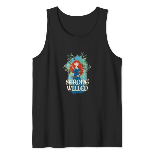 Discover Brave---Merida-Strong-Willed-T-Shirt Tank Tops