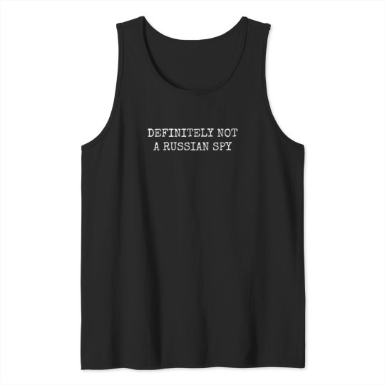 Discover Definitely Not A Russian Spy Halloween Costume Men's Women's Tank Tops
