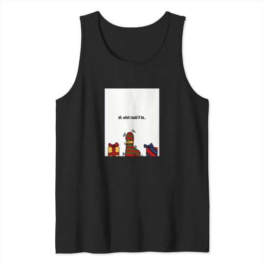 Discover Dildo-Wrapped-Gift-Funny-Inappropriate-Christmas-Card T-Shirt Tank Tops