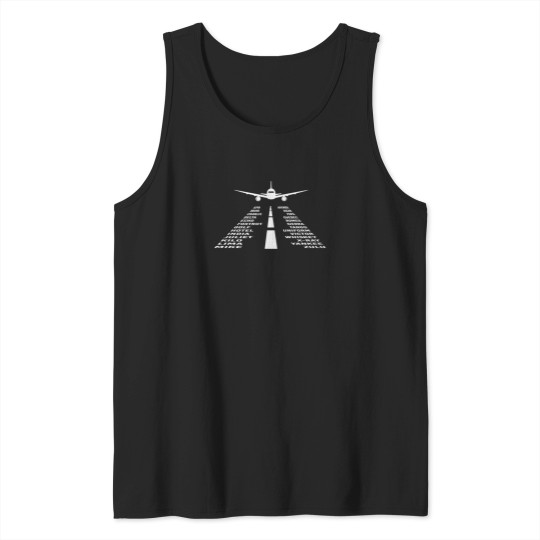 Discover Airplane-Phonetic-Alphabet T-Shirt Tank Tops