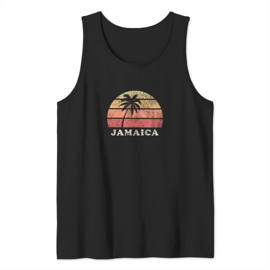 Discover Jamaica-Vintage-70S-Retro-Throwback-Design-T-Shirt Tank Tops