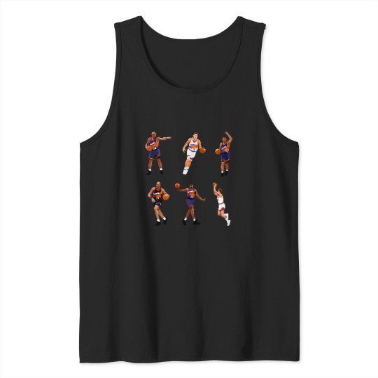 Discover Phoenix Legends 90s Sticker Collection (Charles Barkley Kevin Johnson Dan Majerle Danny Manning Cedric Ceballos Tom Chambers) Qiangy Tank Tops