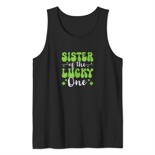 Discover Sister Of The Lucky One First Birthday St Patrick'S Day T-Shirt Tank Tops