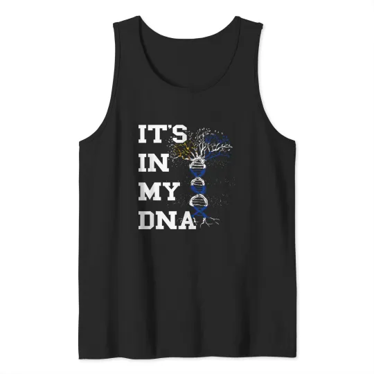 Discover Uruguay Flag Its In My Dna Uruguayan Roots Molecule Tree Tank Tops