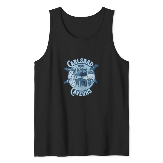 Discover Carlsbad Caverns National Park Cave Bat Tank Tops