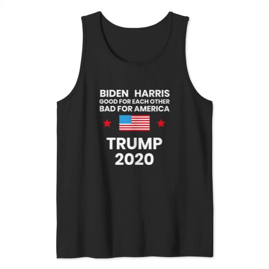Discover Anti Biden-Biden Harris Bad For America Pro Trump 2020 Election_4 Tank Tops