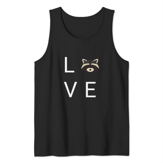 Discover Raccoon Love - Trash Panda Family Chrismast Present Gift Tank Tops